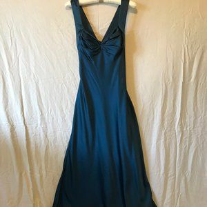 Floor-Length Teal Calvin Klein Dress
